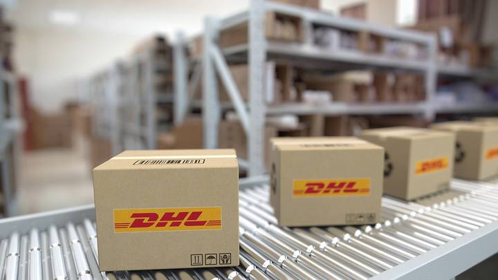 Packager at DHL warehouse in Portugal (Lisbon)